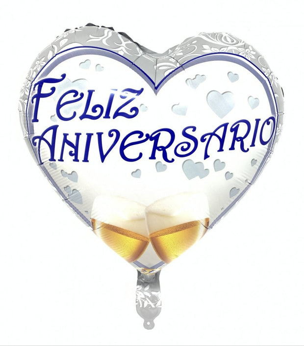 Globo Feliz Aniversario - Florería Violeta