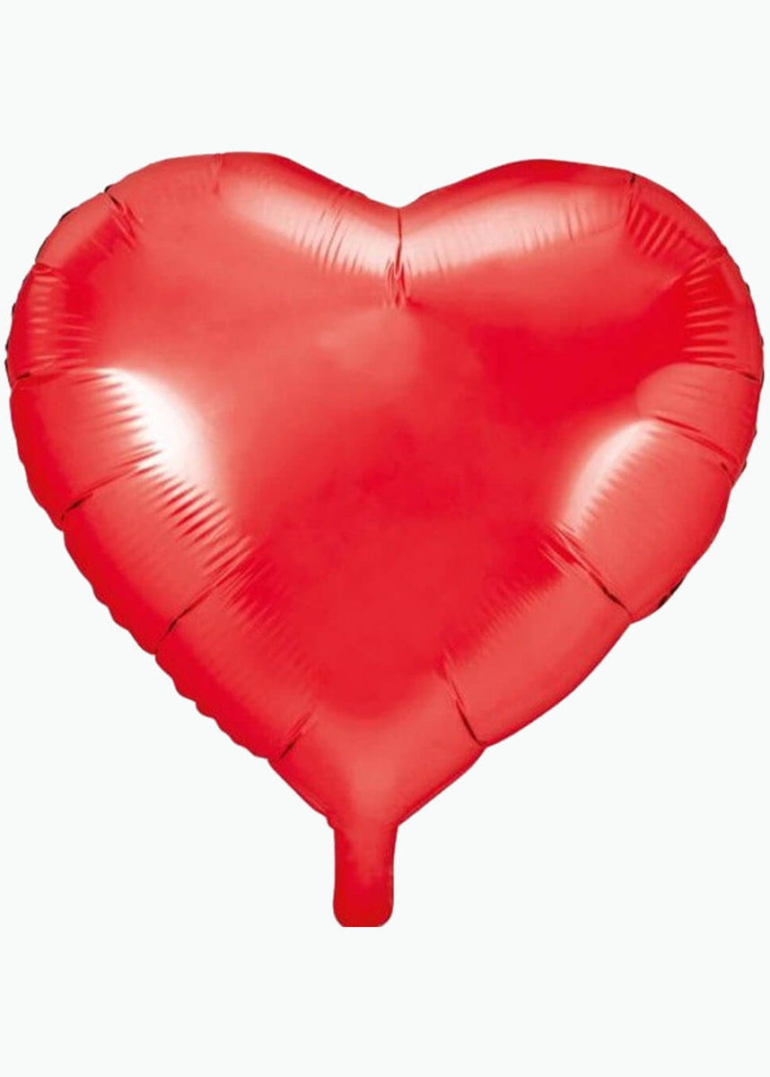 Globo corazón rojo grande