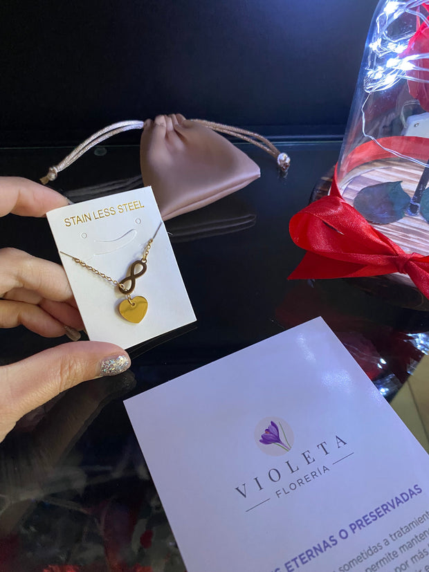 Pack Te Amo Infinito - Florería Violeta